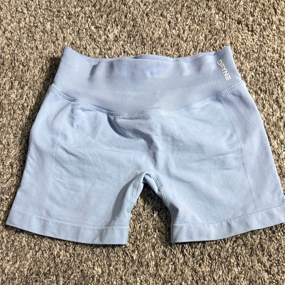 DFYNE Women's Athletic Shorts in Light Blue